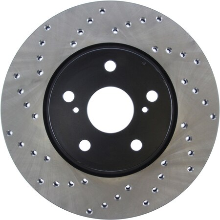 Centric Parts Sport Cross Drilled Brake Rotor, 128.44040R 128.44040R